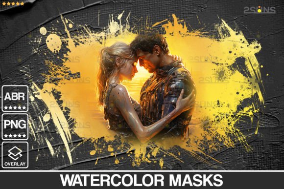 Download Watercolor Overlay Clipping Masks PNG - Png Collection