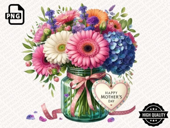 Download Mother's Day Floral Clipart PNG - Png Collection