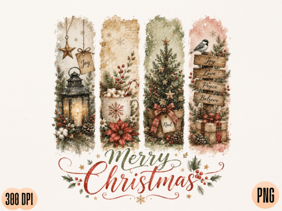 Download Rustic Merry Christmas Lantern PNG - Png Collection
