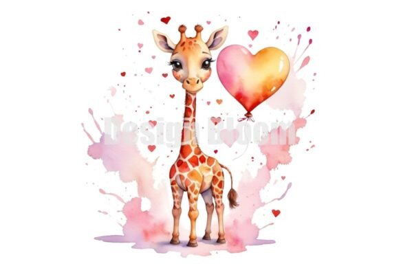 Download Romantic Giraffe PNG Clipart Craft - Png Collection