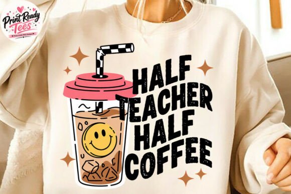 Download Trendy Half Teacher Half Coffee PNG - Png Collection