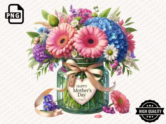 Download Mother's Day Floral Clipart PNG - Png Collection