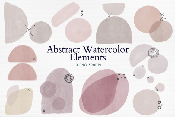 Download Abstract Watercolor Geometric PNG - Png Collection