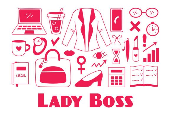 Download Lady Boss Doodles PNG Clipart - Png Collection