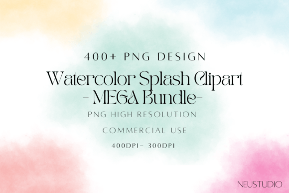 Download Watercolor Splash PNG MEGA BUNDLE - Png Collection