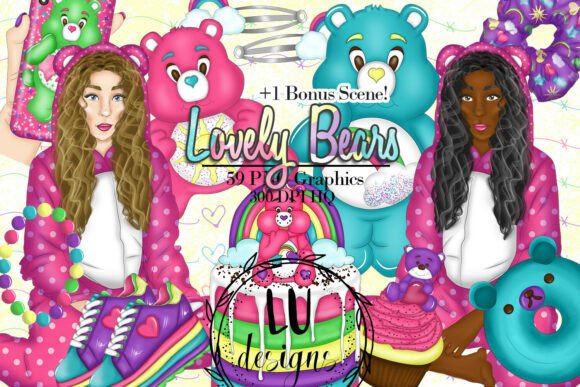 Download Lovely Bears Clipart, Rainbow Teddy Bear - Premium Bundle