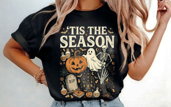 Download Tis the Season Halloween T-shirt Png - Png Collection