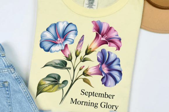 Download September Morning Glory PNG Design - Png Collection