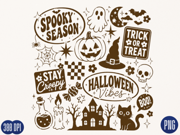 Download Spooky Season Halloween Icons PNG - Png Collection