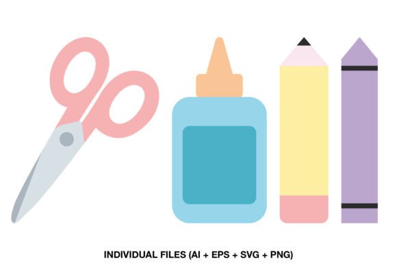 Download School Supplies Clipart SVG PNG - Png Collection