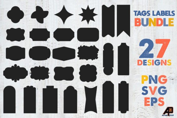 Download Tags, Labels and Shapes Bundle SVG PNG - Png Collection