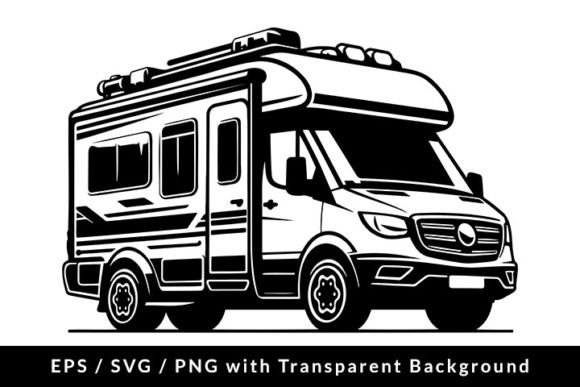 Download Camper Van RV Isolated SVG EPS PNG - Png Collection