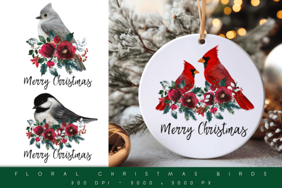Download Christmas Birds PNG Sublimation Designs - Png Collection