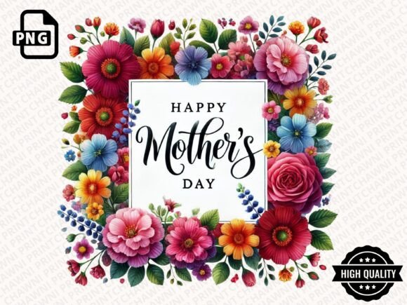 Download Mother's Day Floral Clipart PNG - Png Collection